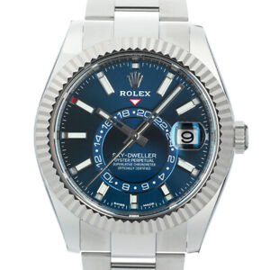 ROLEX Sky Dweller 326934 Blue Dial Oyster Bracelet  Box/Paper