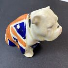 Vintage ROYAL DOULTON English Bulldog Draped in Union Jack Flag Figurine