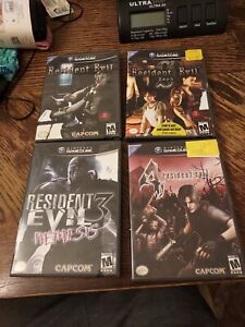 New ListingResident Evil Lot Of 4(Nintendo GameCube) Resident Evil, Zero, 3 Nemesis, Re 4