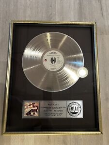 RIAA Sales Award Rick Alden The Cars Heartbeat City Platinum Record 1,000,000