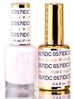 DND DC Duo Gel Color Matching Polish 18ml-0.6fl.oz Color DC057- White Bunny