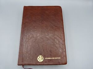 New ListingKing James Version PTL Club Counsellor's Edition Bible Genuine leather 1975