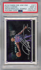 2019 Panini One And One Timeless Moments Auto Purple /35 Vince Carter PSA 9