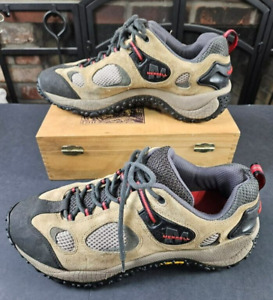 Merrell men's Sz 12 Chameleon Ventilator Tan Brown Hiking Shoes Vibrion Sole EUC