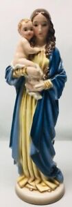 Wien Keramos Vintage Lady Madonna With Child Statue 11 inches Made in Austria