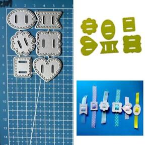 Metal Cutting Dies Ribbon Buckle DIY Scrapbooking Embossing Paper Card Stencils