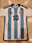 ADIDAS ARGENTINA HOME JERSEY sz M (HF2158) WORLD CUP QATAR 2022 Messi 100% REAL
