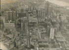 DOWNTOWN PITTSBURGH, PA. 11X14 B&W AERIAL VIEW/GERLACH & KASAK. 1940-60.