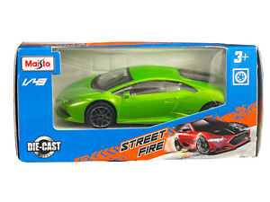 Maisto 2022 Street Street Fire Green Lamborghini Huracan LP 610-4 1:43