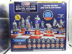 BulbHead 2020 Battle For The White House Chess Set Brand New Unopened