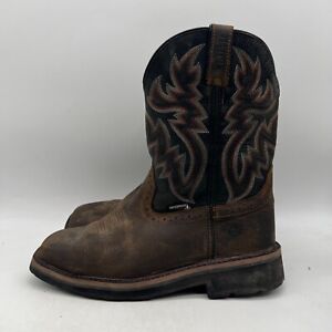 Wolverine Rancher W10765 Mens Brown Pull On Cowboy Western Boots Size 10 M
