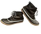 Sorel Out N About Leather Waterproof Ankle Snow Rain Winter Boots Shoes 9 Black