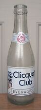 ACL Clicquot Club Beverages Soda Bottle, Salt Lake City UT, Eskimo, Millis, 7 oz
