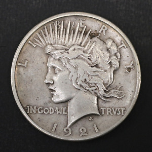 1921 P Key Date Peace Dollar 1921-P $1 Philadelphia Mint USA Silver Coin