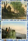 1920s 30s BEAUTIFUL CHINESE HAND COLORED SMALL PHOTO'S WITH 4 SCENES IN CHINA