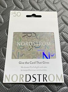 New ListingNordstrom Gift Card - $50 - Free Shipping!