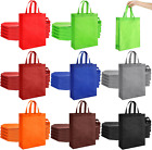 80 Pcs Non Woven Tote Bags Bulk Large Reusable Gift Bag Reusable Grocery Bags