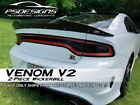 PSDesigns 2 PC VENOM *V2* 2015+ Fits on Dodge Charger Rear WickerBill Spoiler (For: 2016 Dodge Charger)