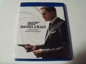 Daniel Craig Blu Ray (Casino Royale, Quantum of Solace) +No Time to Die (2021) -