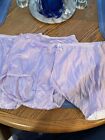 NWOT 3 Pairs Adonna Vintage Womens Brief Panties Lavender Silky Nylon Size 7