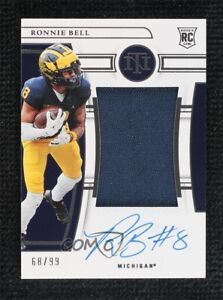 New Listing2023 Panini National Treasures Collegiate 68/99 Ronnie Bell Rookie Patch Auto RC