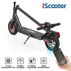 iScooter 500W Motor Foldable Electric Scooter Adults Long Range 10'' E-Scooter