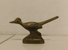 Small Vintage Brass Roadrunner Bird