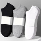 Lot 1-3 Pairs Mens Womens Ankle Socks Sport Cotton Crew Socks Low Cut Invisible