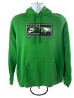 Nike UND Fighting Hawks Hoodie Mens XL Green North Dakota Hoodie Sweatshirt