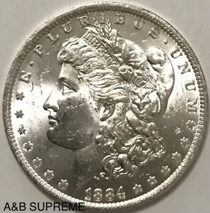 1884 O Morgan Dollar From OBW Estate Roll Choice-Gem Bu Uncirculated 90% Silver