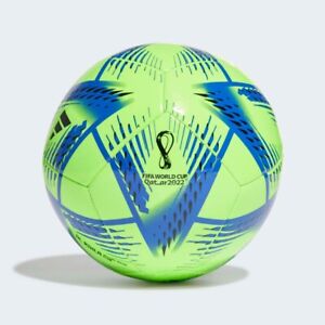 ADIDAS Al Rihla Club Soccer Ball FIFA World Cup Qatar 2022 Green Sz 5 New