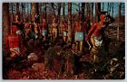 Shartlesville, PA - Indians - Massacre of Jacob Hochstetler - Vintage Postcard