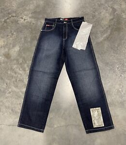 Vintage SOUTHPOLE Jeans Mens 34 Navy Wash Loose Baggy Fit Skater Hip Hop Y2K
