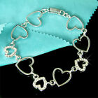 ~Love HEART made with Swarovski Crystal Valentine's Day Wife Girlfriend Bracelet