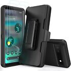 For Google Pixel 6A 5G Heavy Duty Bumper Case Rugged Shockproof Cover+Belt Clip