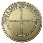 United States Army Sniper From A Place You Will Not See Bronze Plated Coin