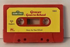 Vintage Sesame Street Grover Goes To School 13924 Cassette 1983 VG Tested