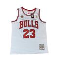 Chicago Bulls 1997-98 Michael Jordan White Jersey - Size XL