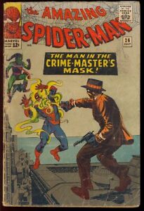 Amazing Spider-Man #26 Silver Age Superhero Vintage Marvel Comic 1965 GD