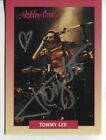 MOTLEY CRUE drummer TOMMY LEE signed AUTOGRAPH 1721