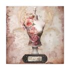 Pink Floral BOHO Bust 16x16 Canvas Gallery Wrap