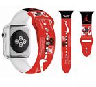 Designer Silicone Nike Band Compatible with Apple Watch Band 42mm 44mm 45mm 49m
