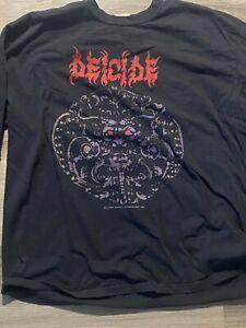 Deicide - Deicide 1990 longsleeve 2X shirt bootleg Cannibal Corpse death metal
