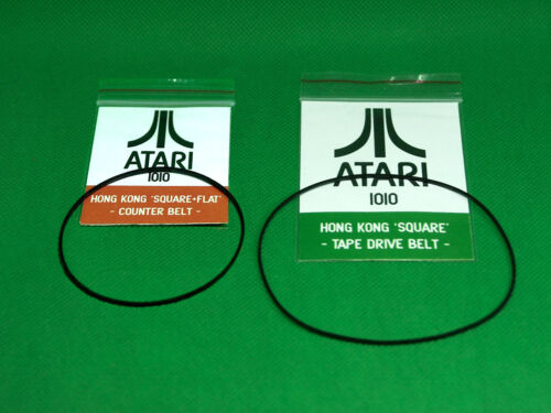 Atari 1010 Cassette Tape Player/Recorder / DRIVE+COUNTER Belts, Hong Kong Square