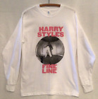 Harry Styles T-Shirt Medium Fine Line Tour Long Sleeve Tee Concert ~894A