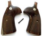 Smith & Wesson S&W K/L Frame Grips Square Butt Walnut Checkered S&W Medallions