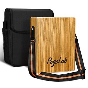 Travel Cajon Drum, Portable Adjustable Tone Thick Wooden Cajon with Adjustabl...