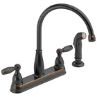 Delta Foundations Kitchen Faucet with Spray in ORB-Certified Refurbished