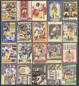 HUGE Pittsburgh Steelers ALL SERIAL NUMBERED LOT (x20) Cards Bradshaw Hines Ben