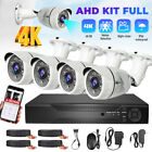 CCTV 4K HD Security Camera System 4CH Home Surveillance Outdoor H.265+ DVR Night